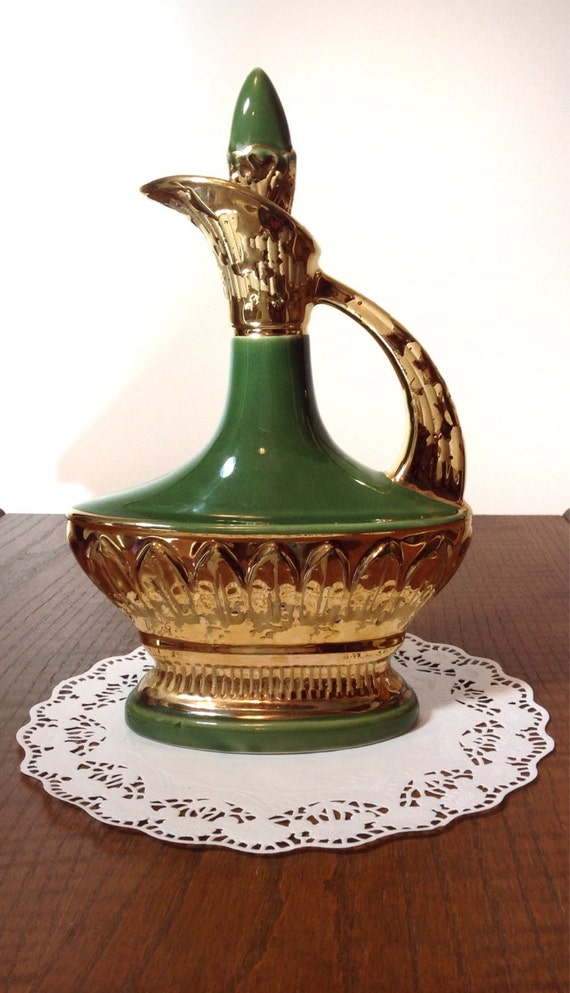 Vintage 1967 James B Beam Jim Beam Green Mid by