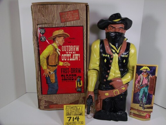 1959 Mattell Outdraw the Outlaw playset