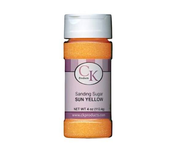 Sun Yellow Sanding Sugar - Baking and Party Supplies Il_570xn