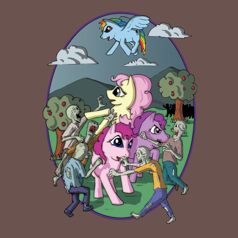 Включи pony zombie. Пони зомби апокалипсис.