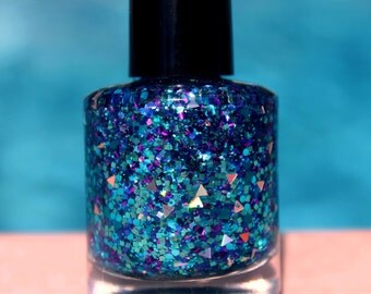 Waves handmade custom nail polish