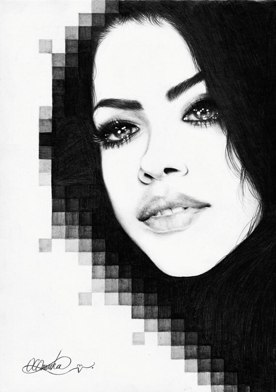 Items similar to ORIGINAL Pencil Drawing of Aaliyah on Etsy