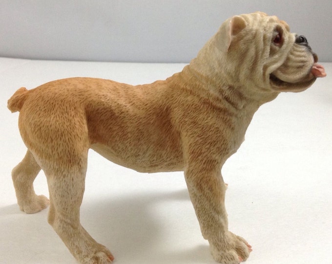 Castagna Figurines Bull Dog, Stocking Stuffer, Gift For Christmas, Italy, Vintage Dog Statue