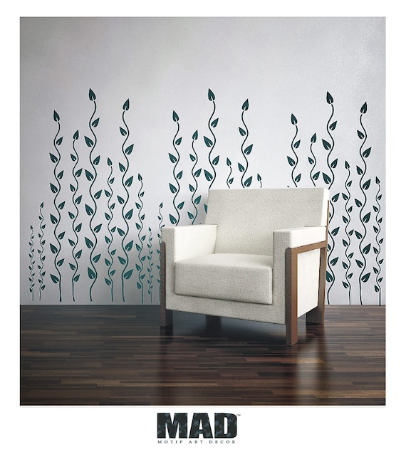 wall sticker wall decals IVY by MotifArtDecor on Etsy