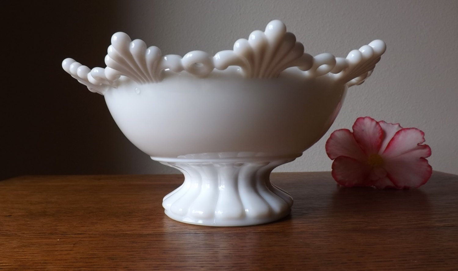 Reserved for Patrice Westmoreland Milk Glass by TrilliumandFern