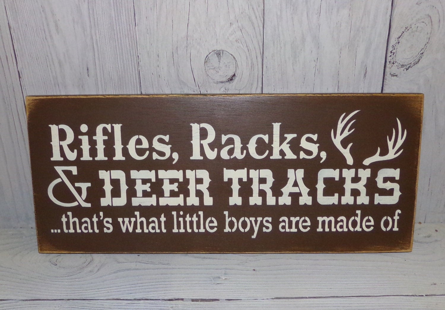Rifles Racks & Deer Tracks...That's What Little Boys Are
