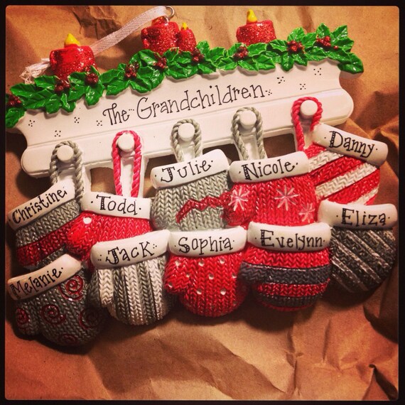 10 christmas mittens large family christmas by adornamentsny 10 christmas mittens large family christmas by adornamentsny