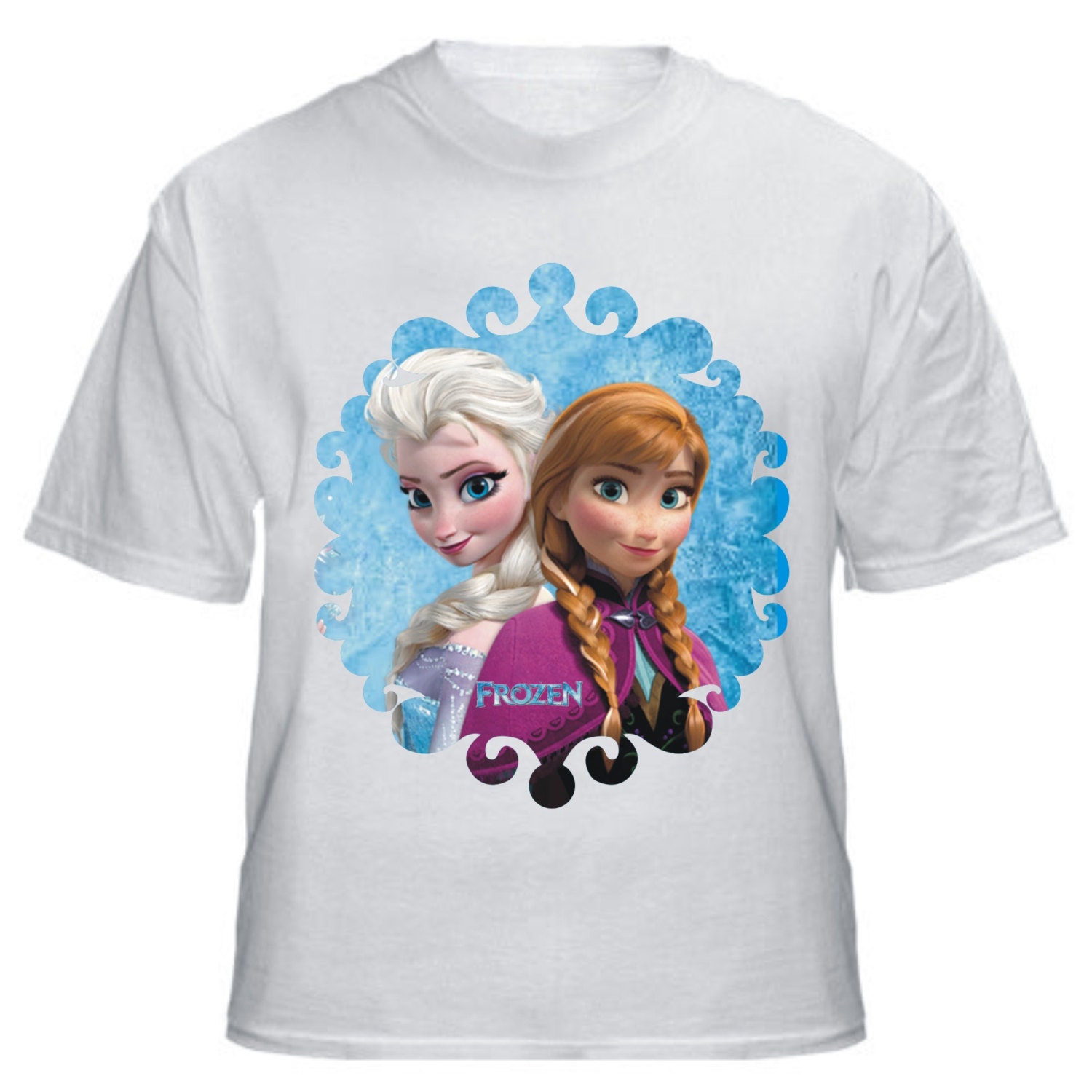 Disney Frozen Birthday Party T-shirt Iron Digital by digiangie