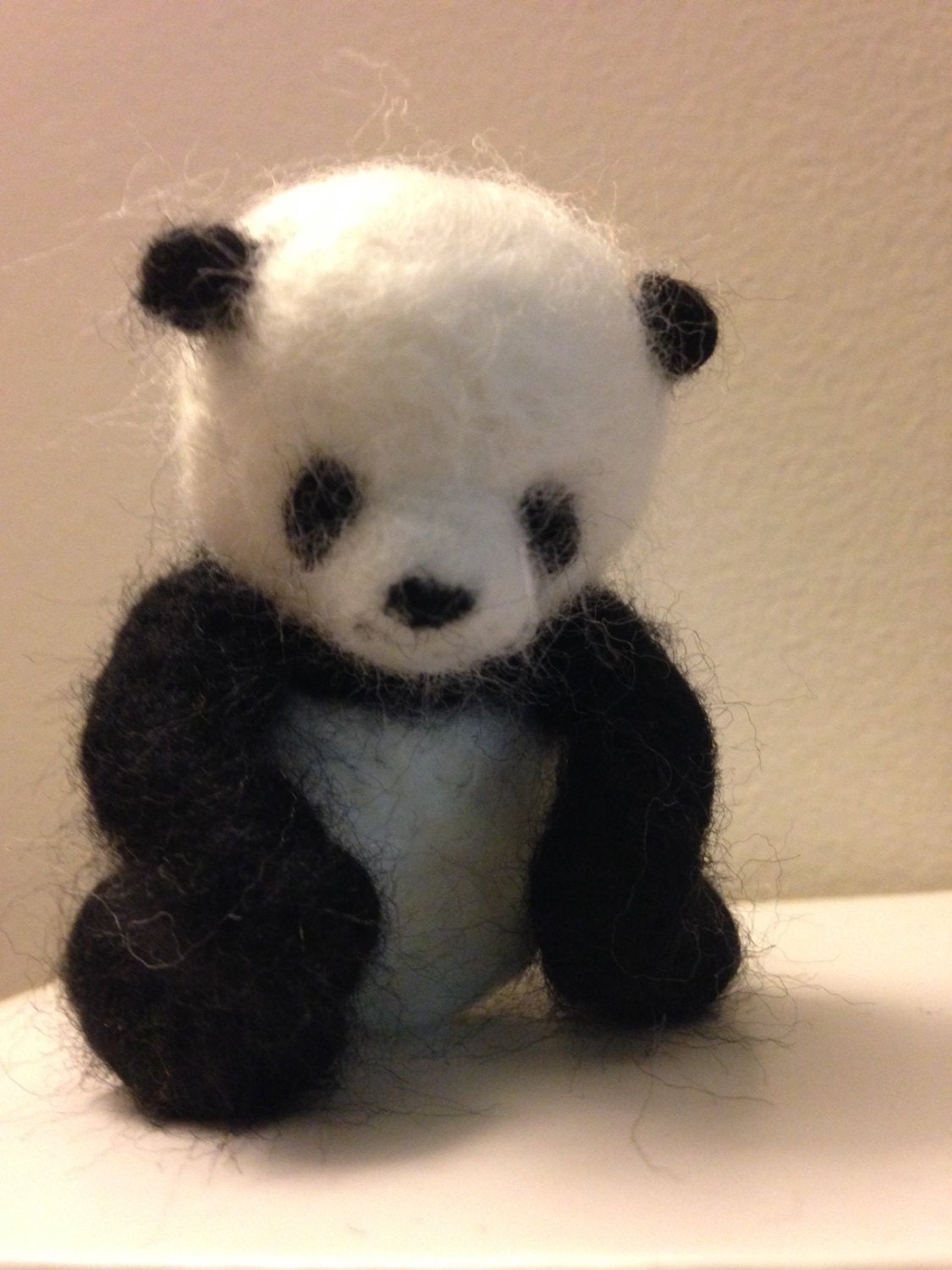 Needle felted Panda cub