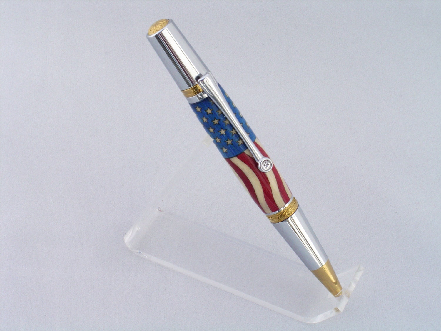 American Flag Pen Majestic Squire Style