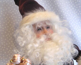 Jolly St. Nick ~ Christmas Santa Claus ~ A Wonderful Holiday Heirloom Art Doll ! - il_340x270.541056232_b4x9