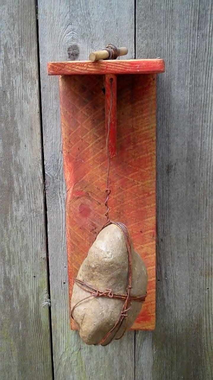 Weather Rock weather forecasting stone fence art fence