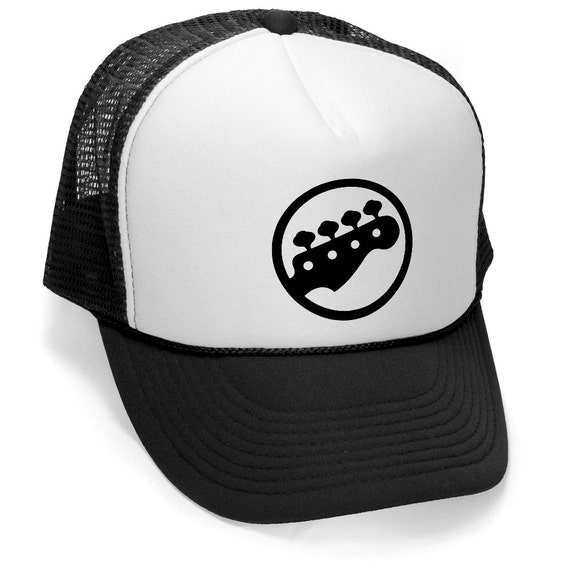 BASS PLAYER hat osfa Unisex Trucker Cap vintage retro style