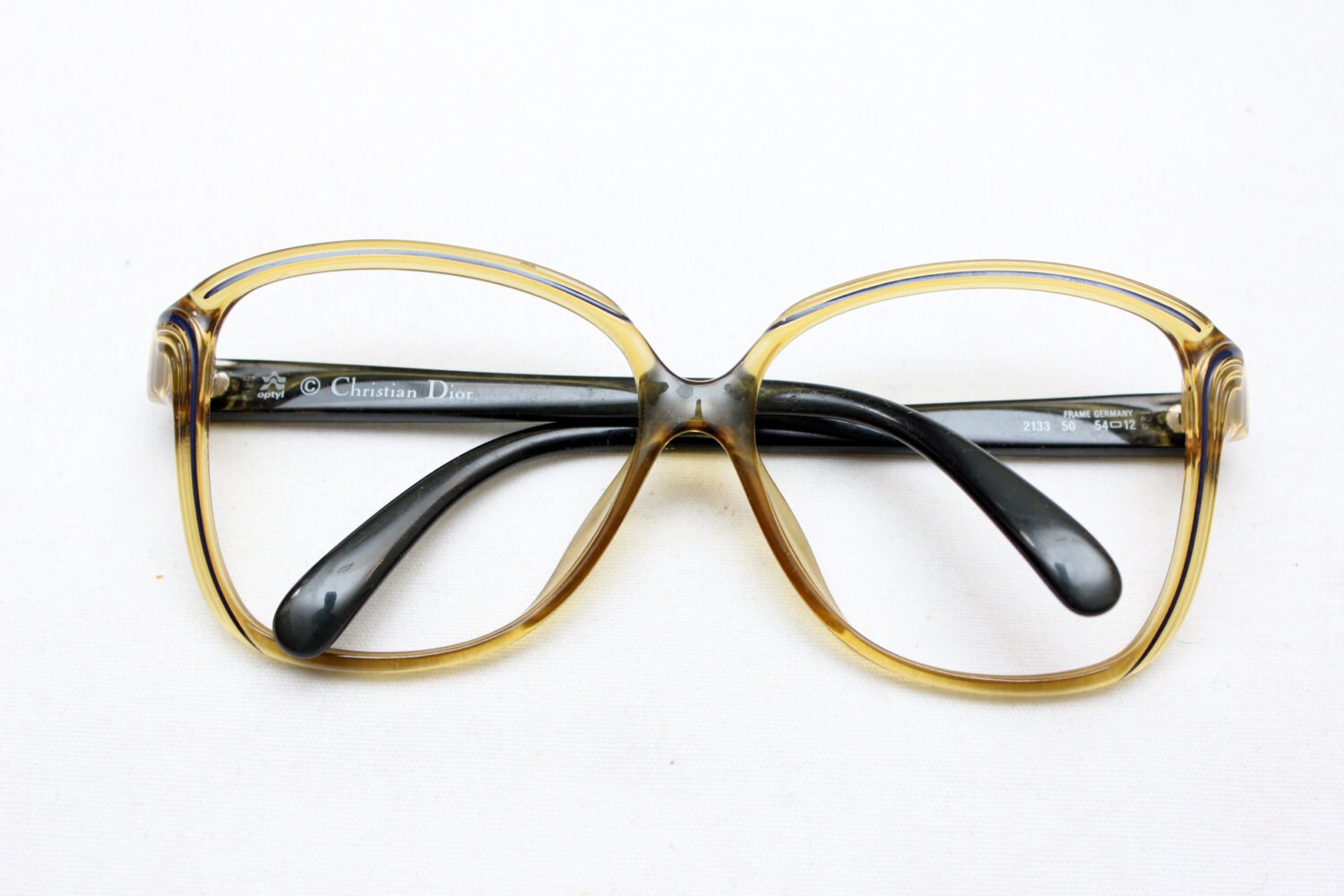 Rare 70’s Vintage “CHRISTIAN DIOR” Large Eyeglass Frames (Men’s