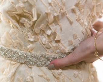 All Around Wedding Belt Sash,Bridal Sash,Best seller sash ,Rhinestone Crystal Sash,Beaded Sash,Silver Sash