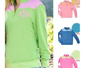 Monogrammed Pullover Sweatshirt