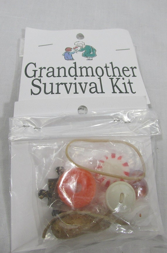 GRANDMOTHER Survival Kit Gag Gift New by HerbsCraftsGifts on Etsy