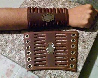 Steampunk Leather Gauntlets style 1