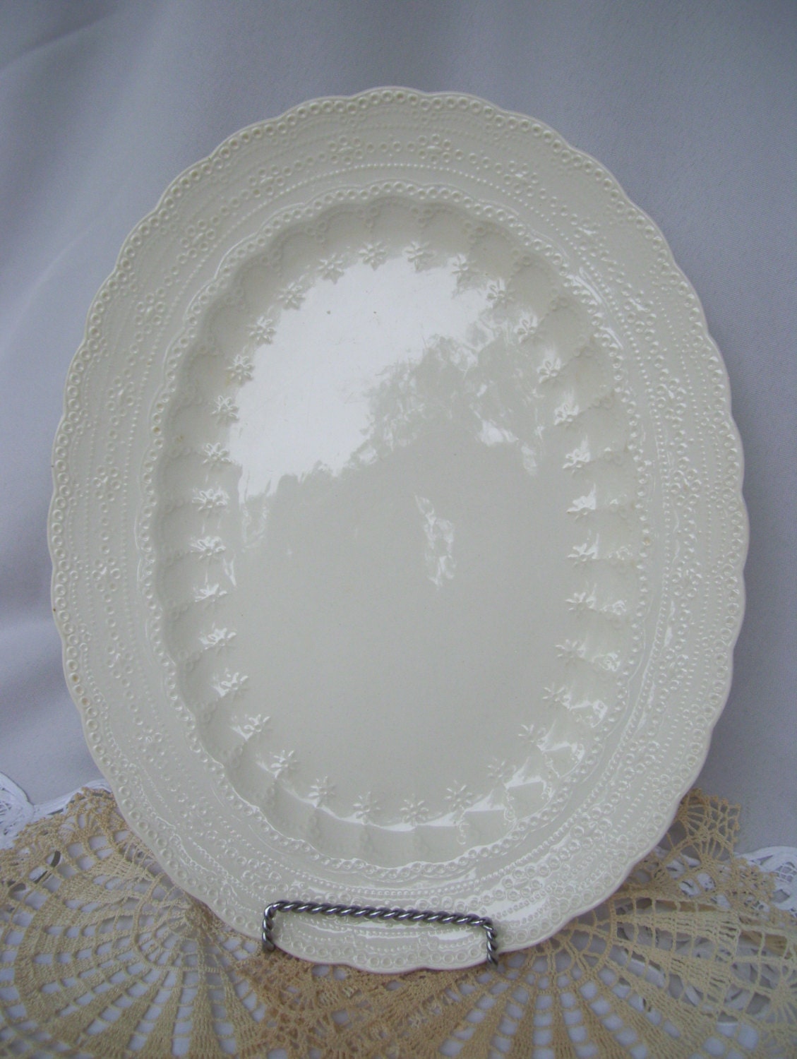 Vintage Copeland Spode Jewel 15″ Platter from 1926 Haute Juice