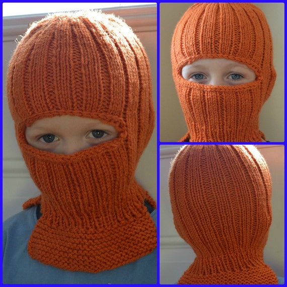 Hand knit Ski Mask ALL sizes babies to adult by SweetPeaKnits829