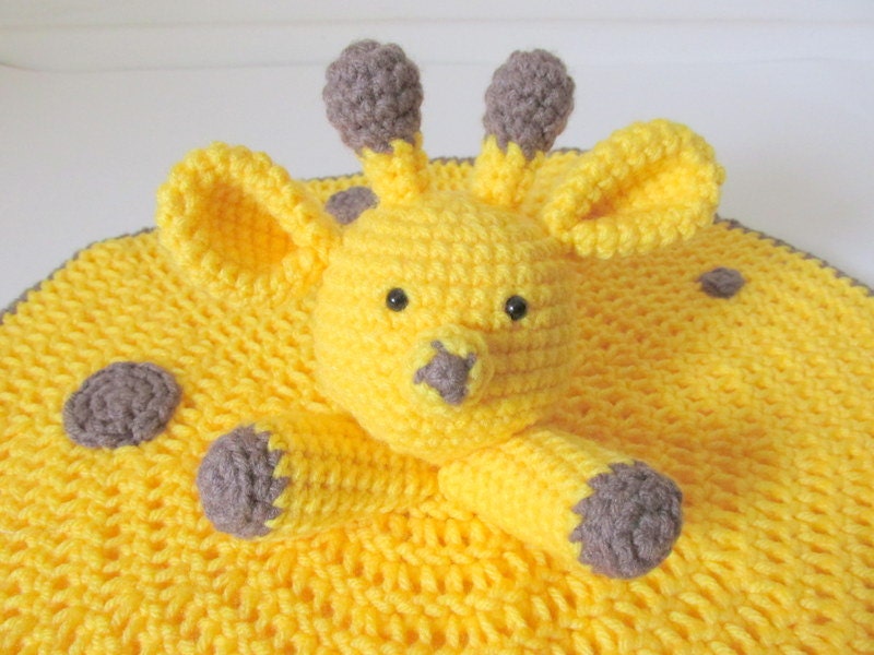 lovey giraffe crochet pattern PDF Giraffe DOWNLOAD Crochet Lovey INSTANT Pattern HGSDesigns by