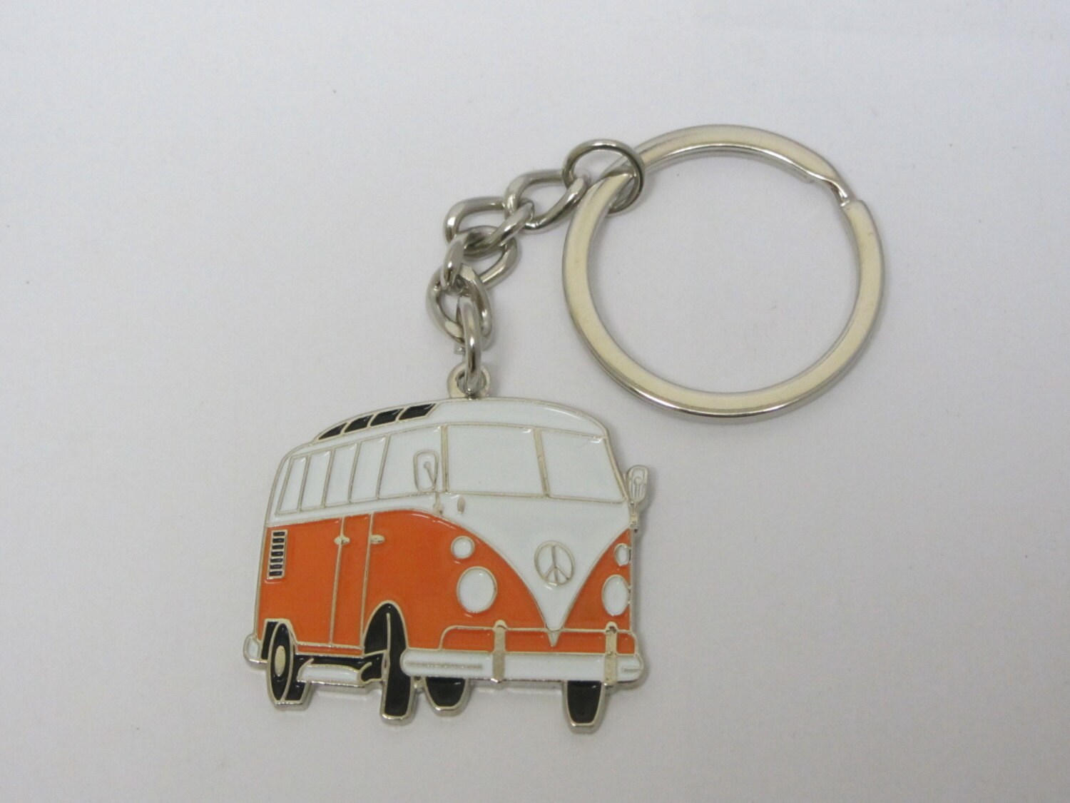 Orange Camper Van Keyring by LivingOutdoors on Etsy