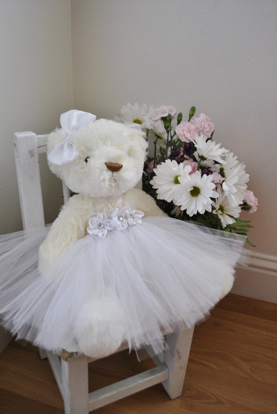 flower girl teddy bear