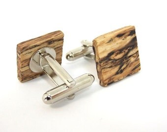 boyfriend birthday gift, wood anniversary gifts, unique cufflinks, wood cufflinks
