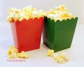 12 Christmas Mini Popcorn Box Set - Red and Green Il_170x135