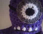 crochet purple minion hat crochet purple minion hat