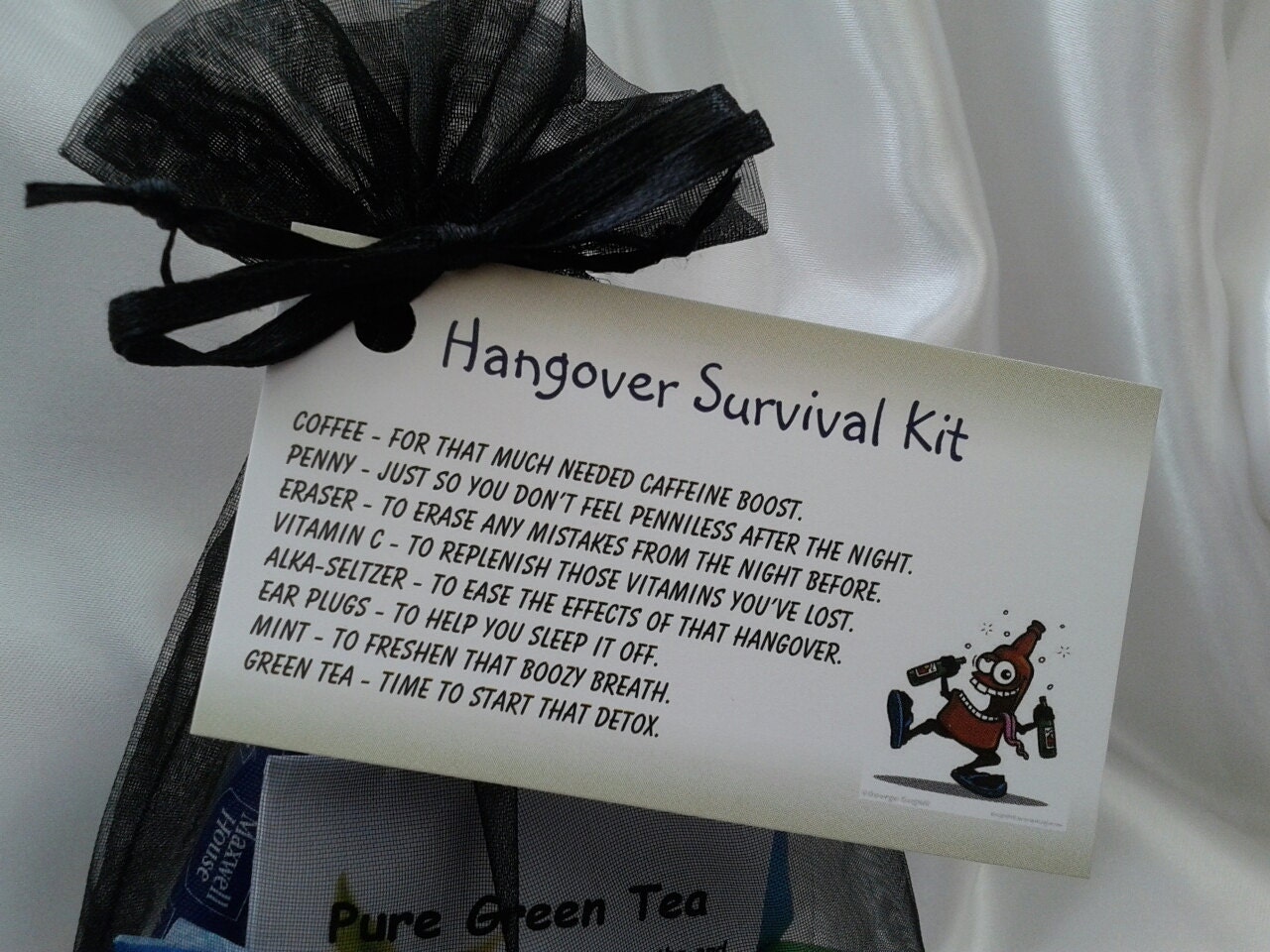Hangover Survival Kit male female birthday by CheerUpCrafts