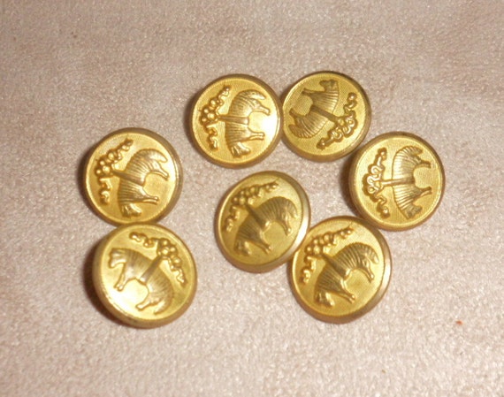 Antique brass buttons Brooks Brothers Vintage Brass