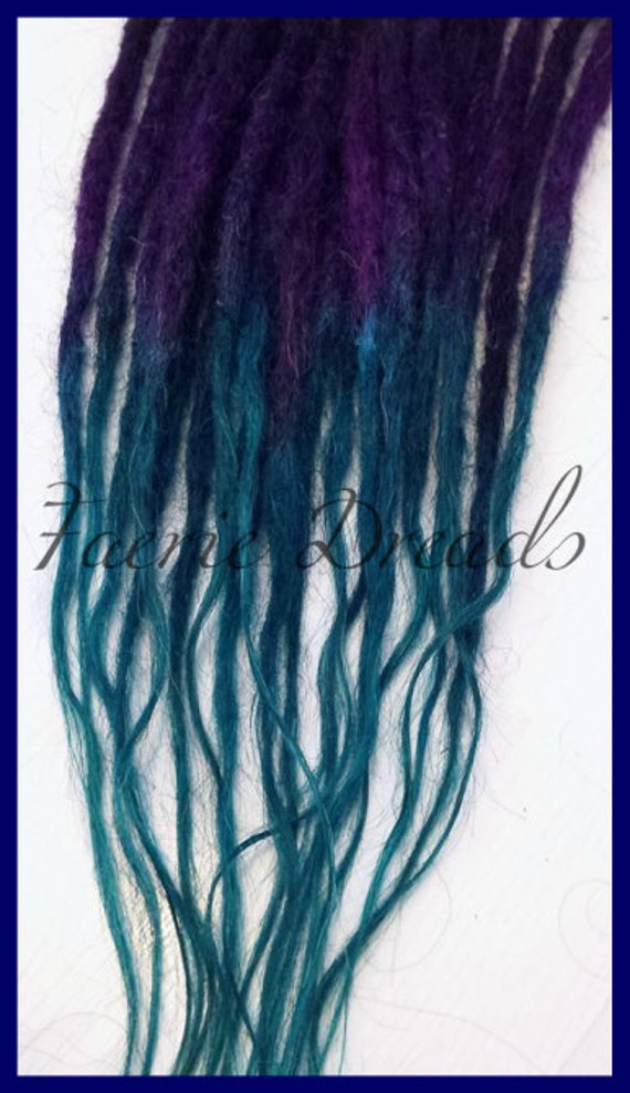 Set of 50 Human Hair Permanent Dreadlock Extensions Choose