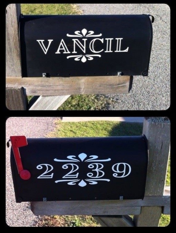 5 X 13 Custom Mailbox Vinyl Decal   Il 570xN.510954832 Abxe 