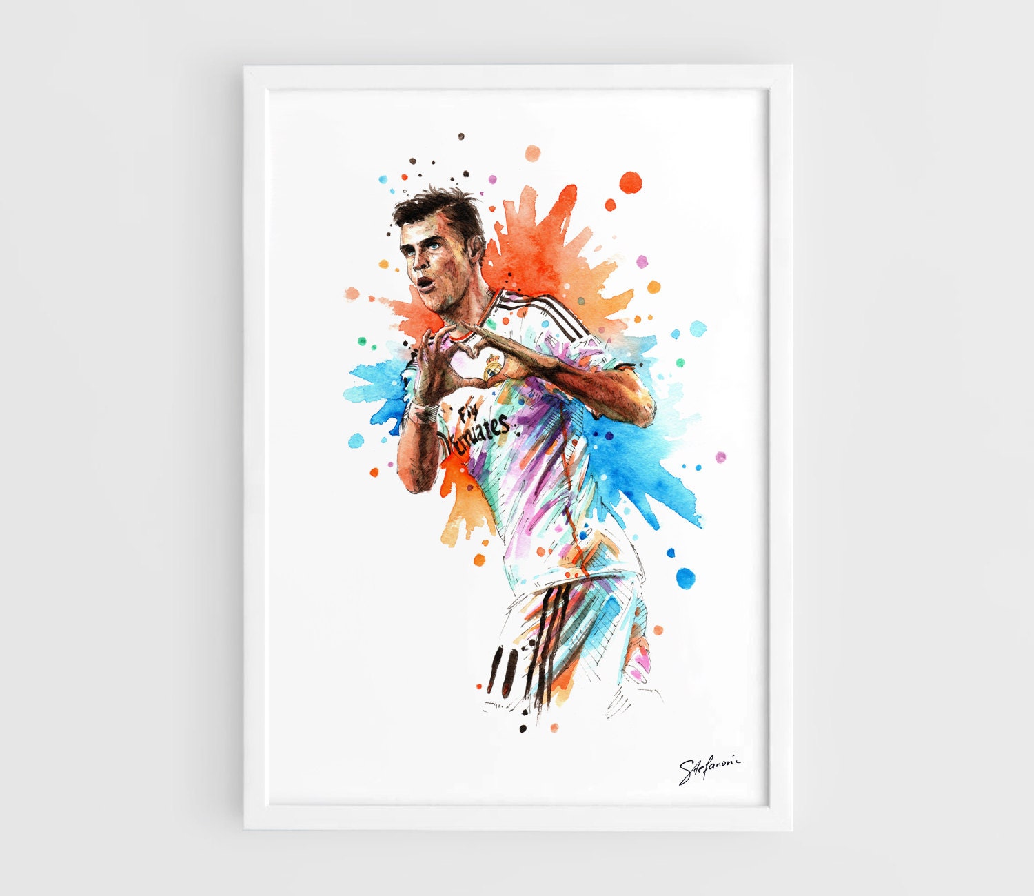 Gareth Bale Real Madrid A3 Wall Art Print Poster Of The