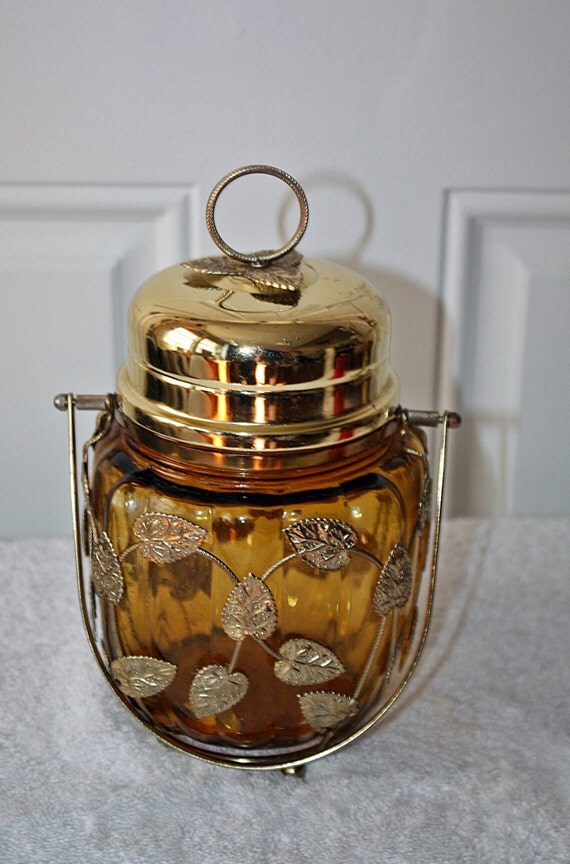 Vintage Japanese Schmid Musical Amber Glass by QUEENIESECLECTIC