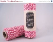 ON SALE Red Bakers Twine 100 yard spool 4 ply 100% cotton Il_170x135