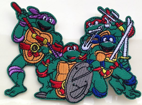 SALEEmbroidered Teenage Mutant Ninja Turtles by Melodylinen