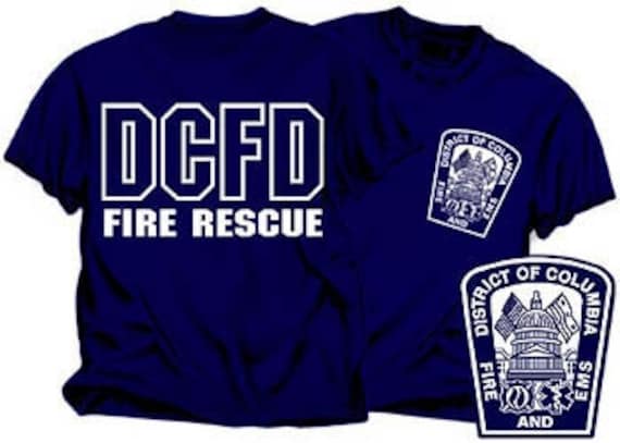 DCFD Fire Rescue T-Shirt SKU: T135 By RescueTees On Etsy