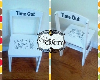 Time Out Chair With Timer time out chair | etsy Time Out Chair With Timer time out chair | etsy