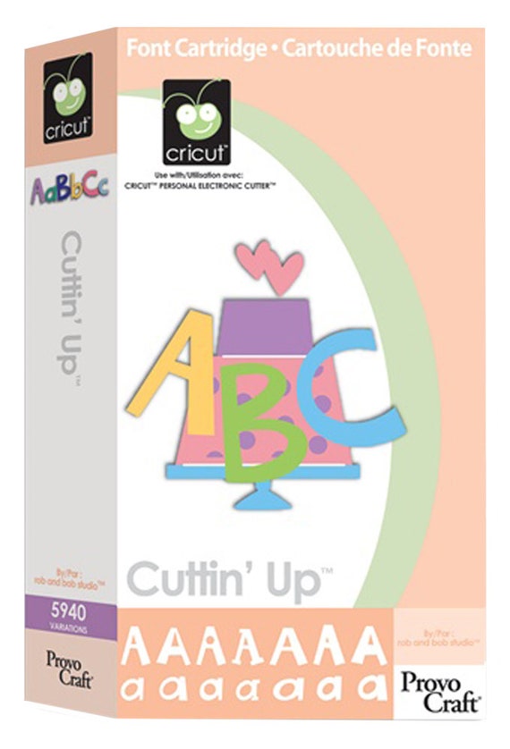 Cricut 29-0288 Cuttin' Up Font Cartridge