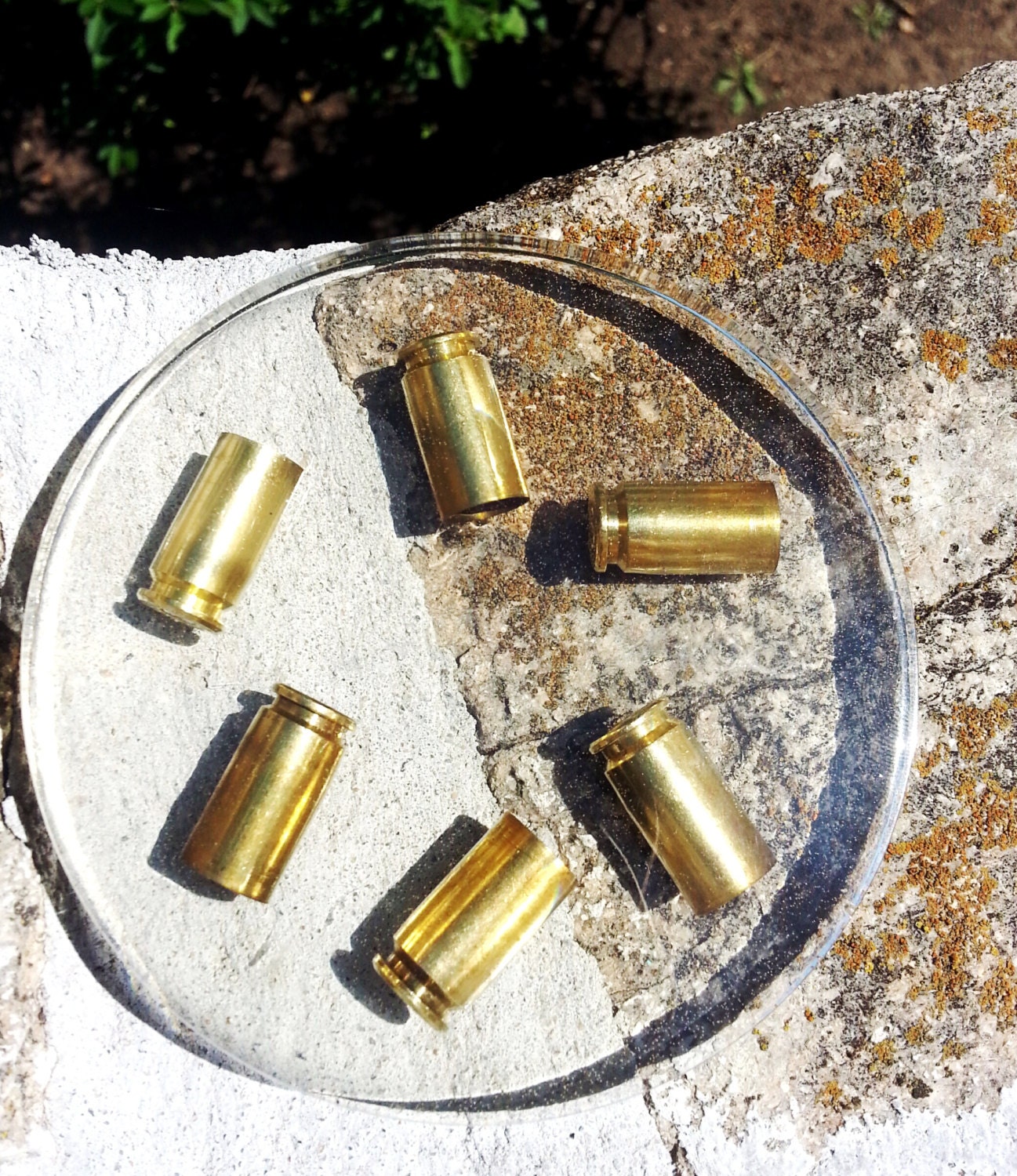 Resin Gold Bullet Coasters Set of 4 Sale by BlackLaceDames on Etsy