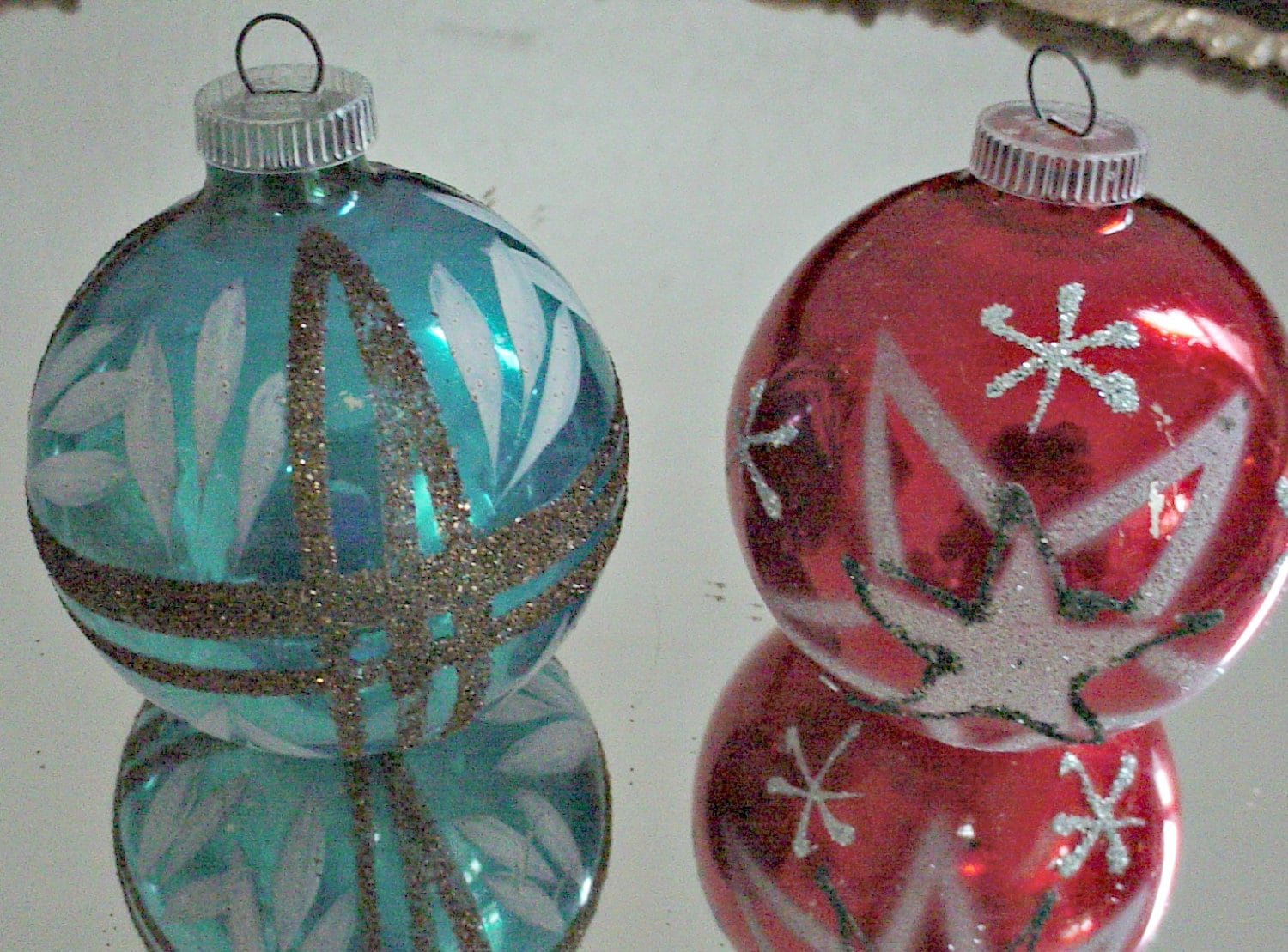 Vintage West Germany Christmas Ornaments 