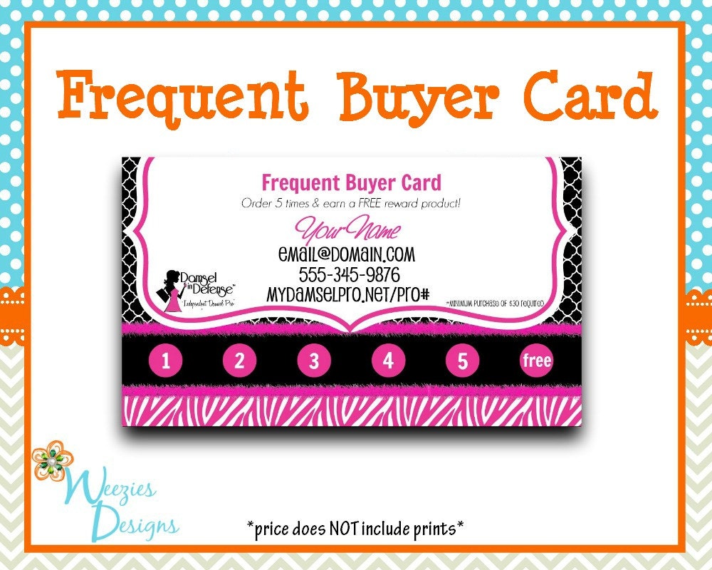 Frequent Buyer Card Template Free damsel in defense frequent buyer card business by Frequent Buyer Card Template Free damsel in defense frequent buyer card business by