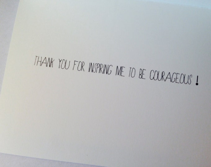 Encouragement Card, Friendship Card, Appreciation Card, John Wayne Quote on a Card, Cards with Quotes