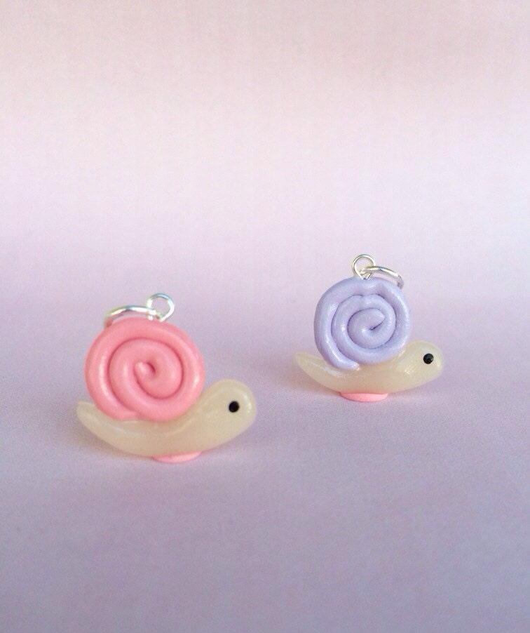 Download Polymer clay snail charm snail charm polymer clay snail