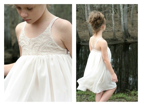 Hummingbird Dress - girls' summer dress - PDF pattern