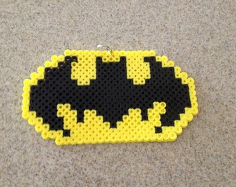 Batman Perler Bead Keychain