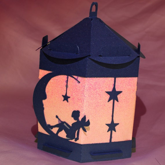Download 3D SVG Fairy on moon lantern DIGITAL DOWNLOAD svg