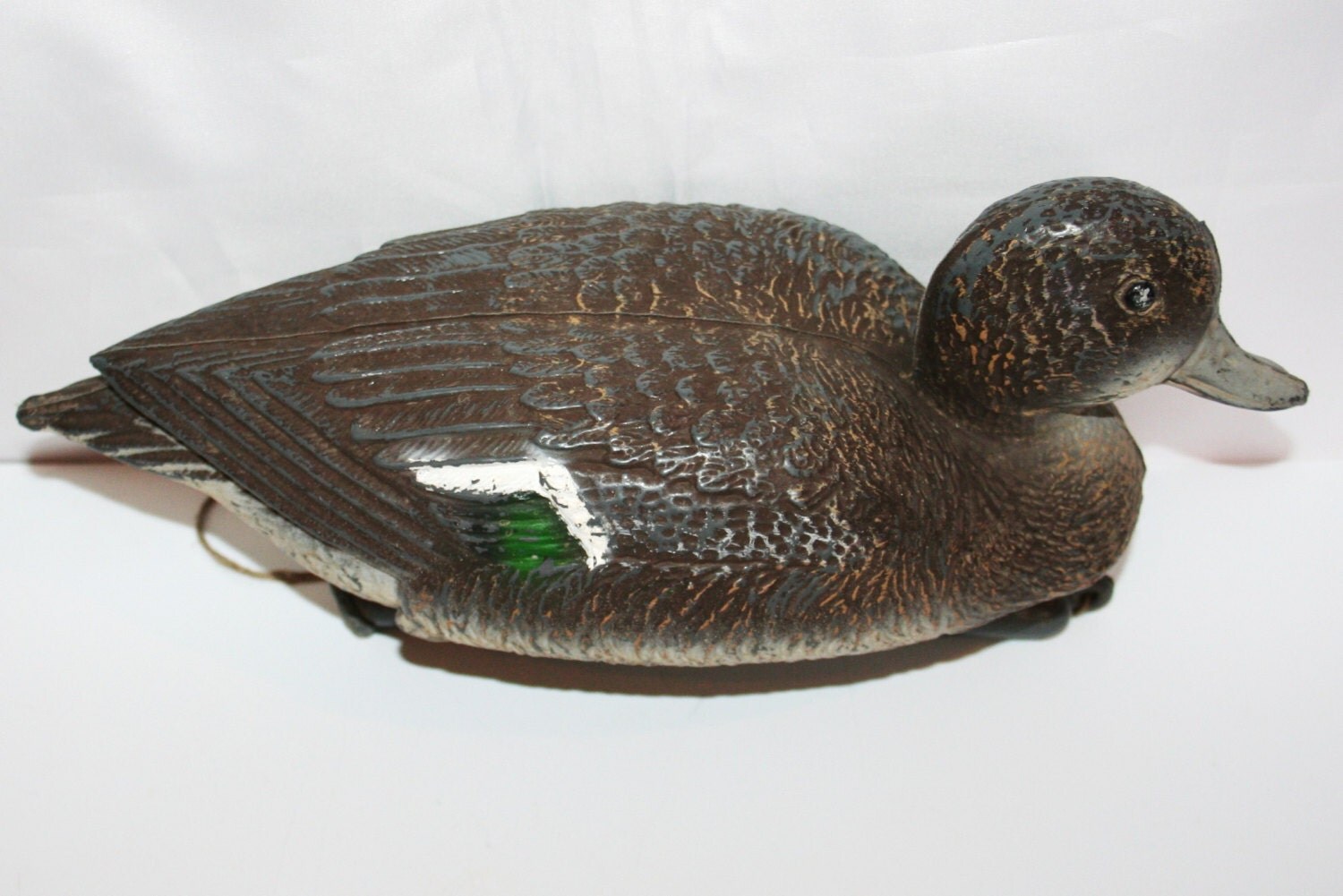 Vintage Plastic Duck Decoy Wigeon Fischione Made by